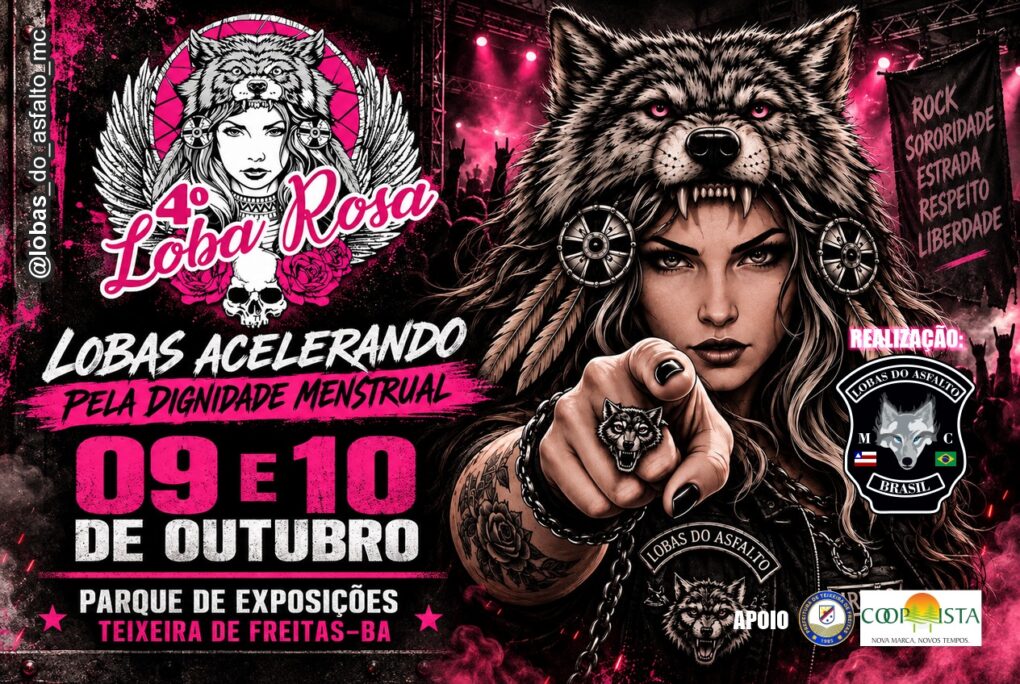 4º Loba Rosa reúne rock, ação social e aula de defesa pessoal no Parque de Exposições